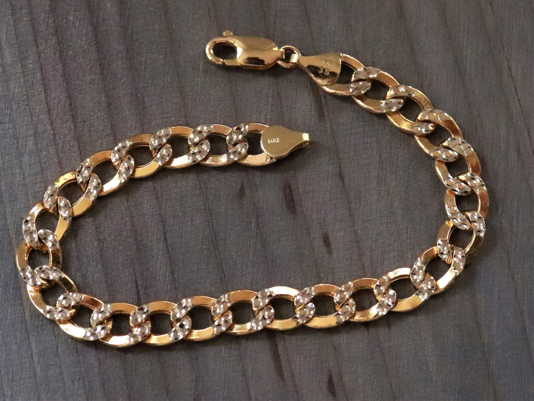 David Yurman 7.5mm 18kt Yellow Gold Deco Link Bracelet - Farfetch